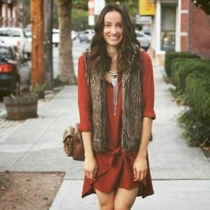 Anthropologie Maeve Tie Front Bloomsbury Dress